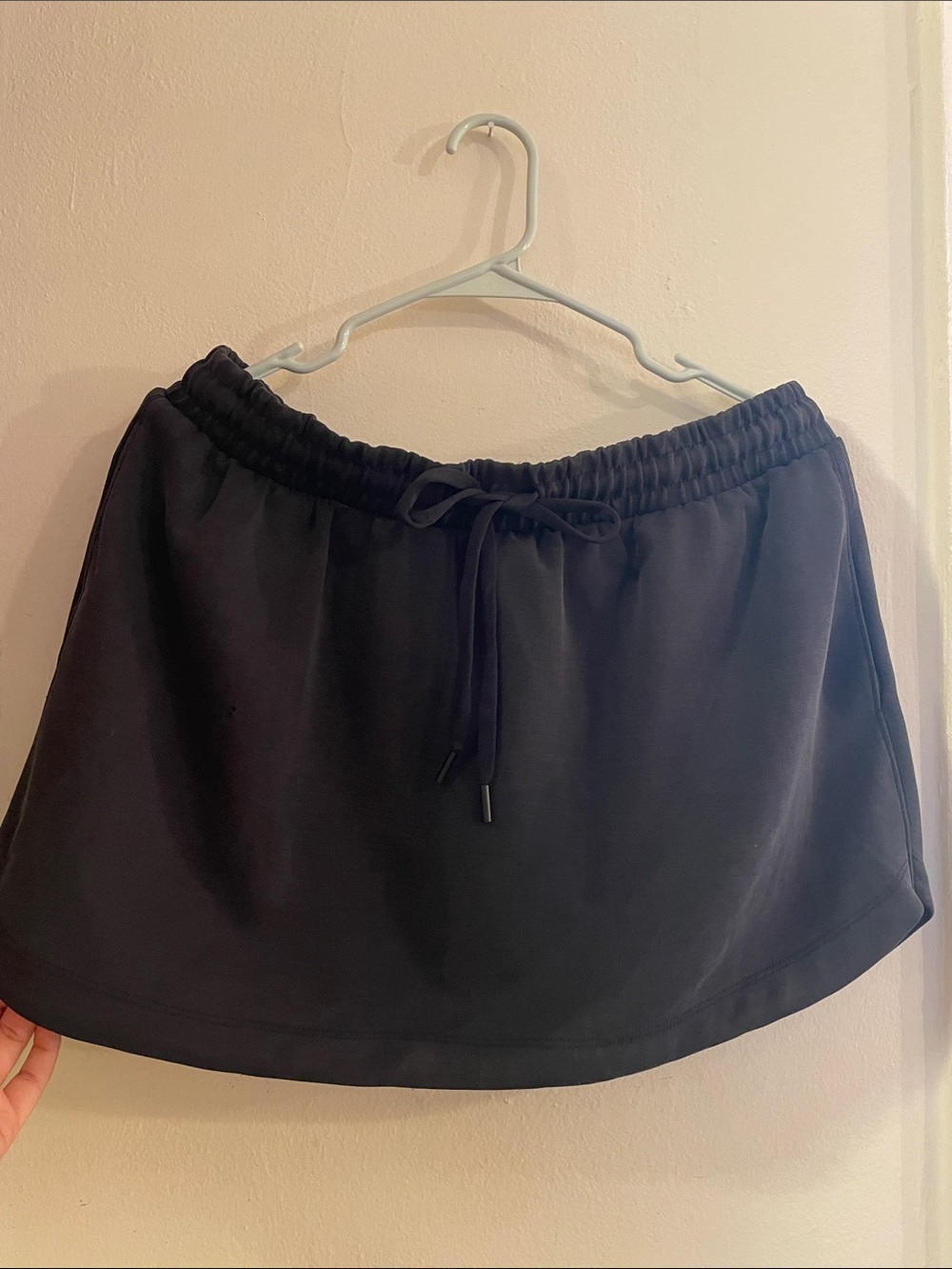 all in motion Black Mini Drawstring Skort